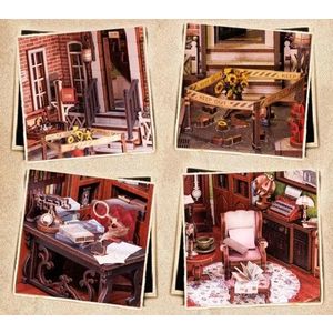 Book Nook. Puzzle 3D - Cotor de carte DIY - Rose Detective Agency | Robotime imagine