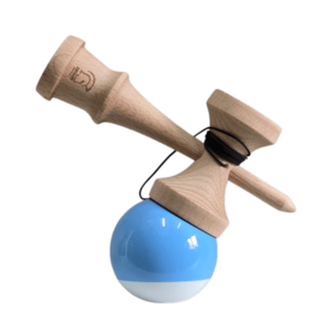 Kendama - Knight - Super Sticky Paint, Big Cups - Baby Blue/White | Knight imagine