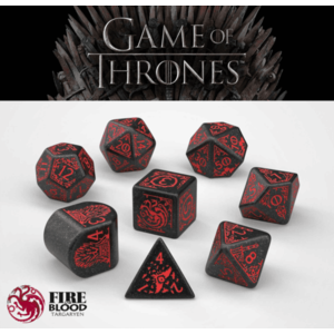 Set zaruri - Game of Thrones - Targaryen Dice Set | Q-Workshop imagine