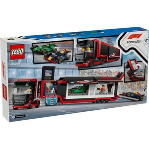 LEGO City - Camion F1 cu masinile F1 RB20 si AMR24 (60445) | LEGO imagine