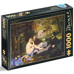 Puzzle 1000 piese - Edouard Manet - The Luncheon on the Grass | D-Toys imagine