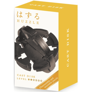 Puzzle mecanic - Mini Huzzle Disk - Black | Hanayama imagine