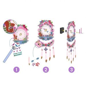 Set creativ DIY - Ceas de perete | Djeco imagine