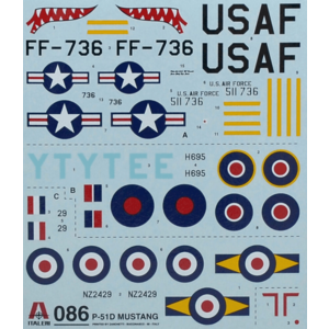 Kit de construit - Avion F51D Mustang | Italeri imagine