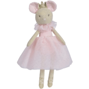 Jucarie de plus - Soricel balerina in rochita roz | Nicotoy imagine