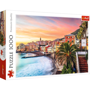 Puzzle 1000 piese - Orasul Bogliasco, Italia | Trefl imagine