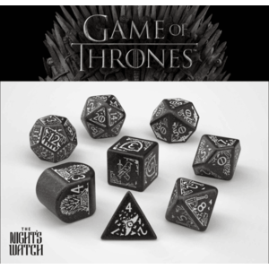 Set zaruri - Game of Thrones - Nights Watch Dice Set | Q-Workshop imagine