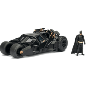 Figurina si masinuta metalica - The Dark Knight - Batmobile & Batman | Jada Toys imagine