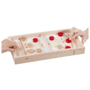 Joc de masa 2 in 1 - Hochei aerian si curling | Goki imagine