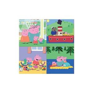 Puzzle 4in1 - Peppa Pig with Case | Educa imagine