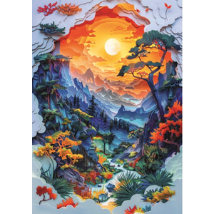 Puzzle 1000 piese - Editia Aniversara - Dolina | Trefl imagine