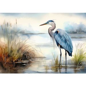 Puzzle 1000 piese - Blue Heron in The Wild | Trefl imagine