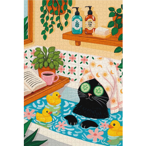 Puzzle 1000 piese - Cat Spa | Balvi imagine