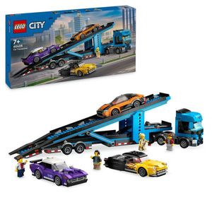 LEGO City - Camion transportor de masini sport (60408) | LEGO imagine