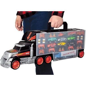 Set masinute - Super camion pentru transport si depozitare / Truck Carry Case | Dickie Toys imagine