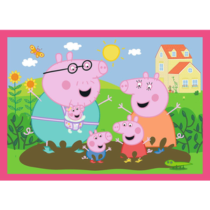 Puzzle 4 in 1 - Peppa Pig - Iubeste Aventurile | Trefl imagine