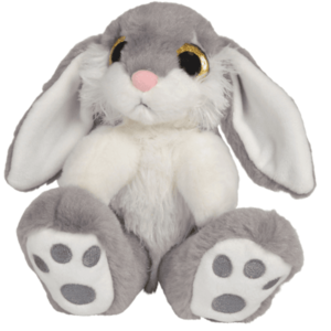 Jucarie de plus - Iepure sezand, mai multe modele, 17cm | Nicotoy imagine