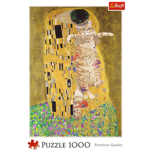 Puzzle 1000 piese - Purrfect Kiss | Trefl imagine