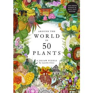 Puzzle 1000 piese - Around the World in 50 Plants | Laurence King imagine