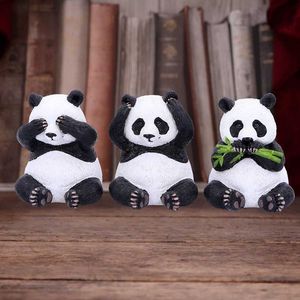 Figurina - Three Wise Pandas - Speak No Evil | Nemesis Now imagine