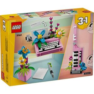 LEGO Creator - Masina de scris cu flori (31169) | LEGO imagine