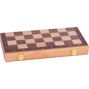 Joc de Sah in cutie de lemn cu balamale | Goki imagine