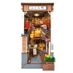 Puzzle 3D - Cotor de carte - Sakura Wine Alley | Robotime imagine