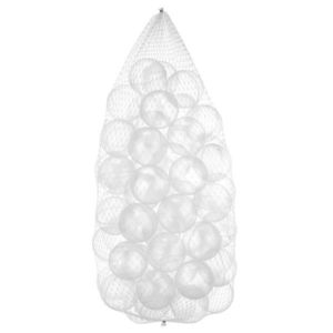 Set 50 bile pentru piscina de joaca, Wellgro, Bubble Pops, Ø7 cm, plastic, transparent imagine