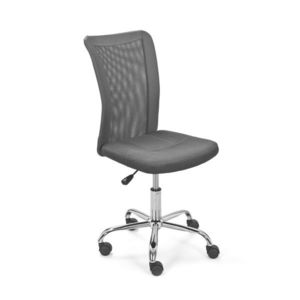 Scaun de birou pentru copii Bonnie, Inter Link, 43x42x88-98 cm, rotativ, metal/poliuretan, gri imagine