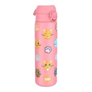 Sticla apa pentru copii Slim, inox, 600ml, Cats - Ion8 imagine