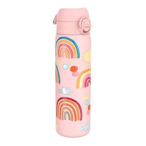 Sticla apa pentru copii Slim, inox, 600ml, Rainbows - Ion8 imagine