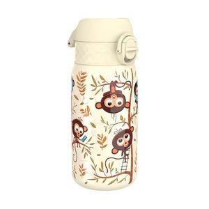 Sticla apa pentru copii, inox, 400ml, Monkeys - Ion8 imagine