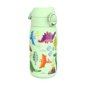 Sticla apa pentru copii, inox, 320ml, Surf Green, Dinosaurs - Ion8 imagine
