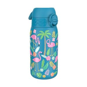 Sticla apa pentru copii, inox, 400ml, Flamingos - Ion8 imagine