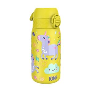 Sticla apa pentru copii, inox, 400ml, Yellow, Unicorns - Ion8 imagine