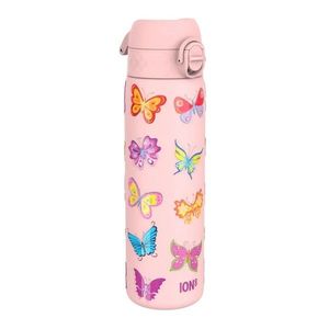 Sticla apa pentru copii Slim, inox, 600ml, Butterflies - Ion8 imagine