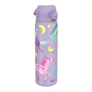 Sticla apa pentru copii Slim, inox, 600ml, Periwinkle, Unicorns - Ion8 imagine