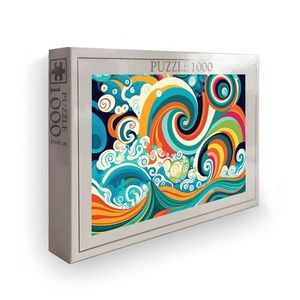 Puzzle, Wallxpert, PZL_0102_1000, Multicolor imagine