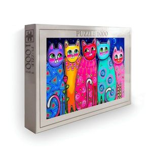 Puzzle, Wallxpert, PZL_079_1000, Multicolor imagine