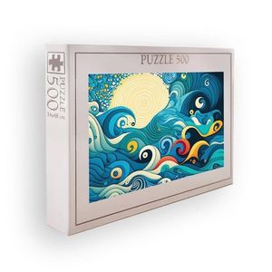 Puzzle, Wallxpert, PZL_0100_500, Multicolor imagine