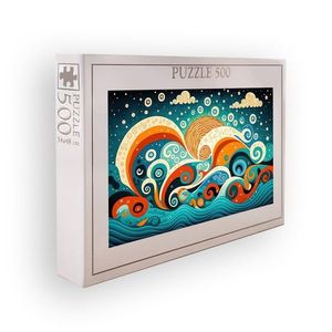 Puzzle, Wallxpert, PZL_0101_500, Multicolor imagine