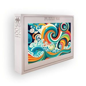 Puzzle, Wallxpert, PZL_0102_500, Multicolor imagine