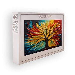 Puzzle, Wallxpert, PZL_0104_500, Multicolor imagine