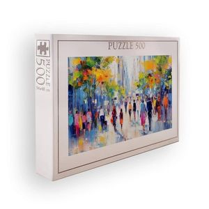Puzzle, Wallxpert, PZL_0108_500, Multicolor imagine