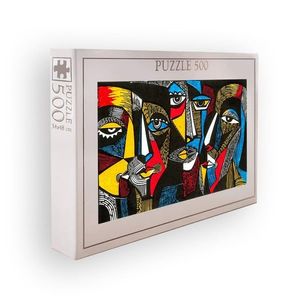 Puzzle, Wallxpert, PZL_0122_500, Multicolor imagine