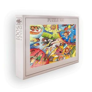 Puzzle, Wallxpert, PZL_0137_500, Multicolor imagine