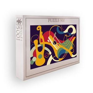 Puzzle, Wallxpert, PZL_0165_500, Multicolor imagine