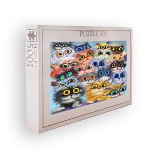 Puzzle, Wallxpert, PZL_0166_500, Multicolor imagine