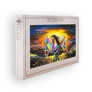 Puzzle, Wallxpert, PZL_0170_500, Multicolor imagine