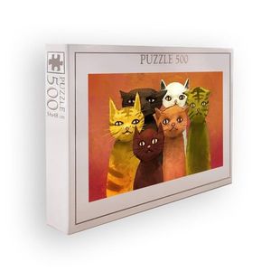 Puzzle, Wallxpert, PZL_0172_500, Multicolor imagine